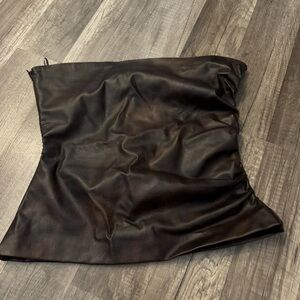 Zara brown corset brand new with tag